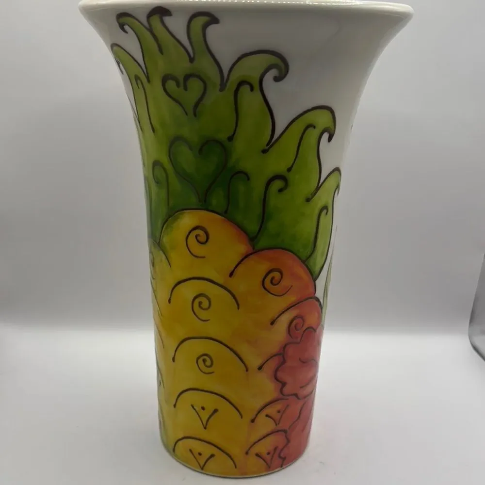Banana Patch Studio Aloha Floral Hibiscus Vase -
